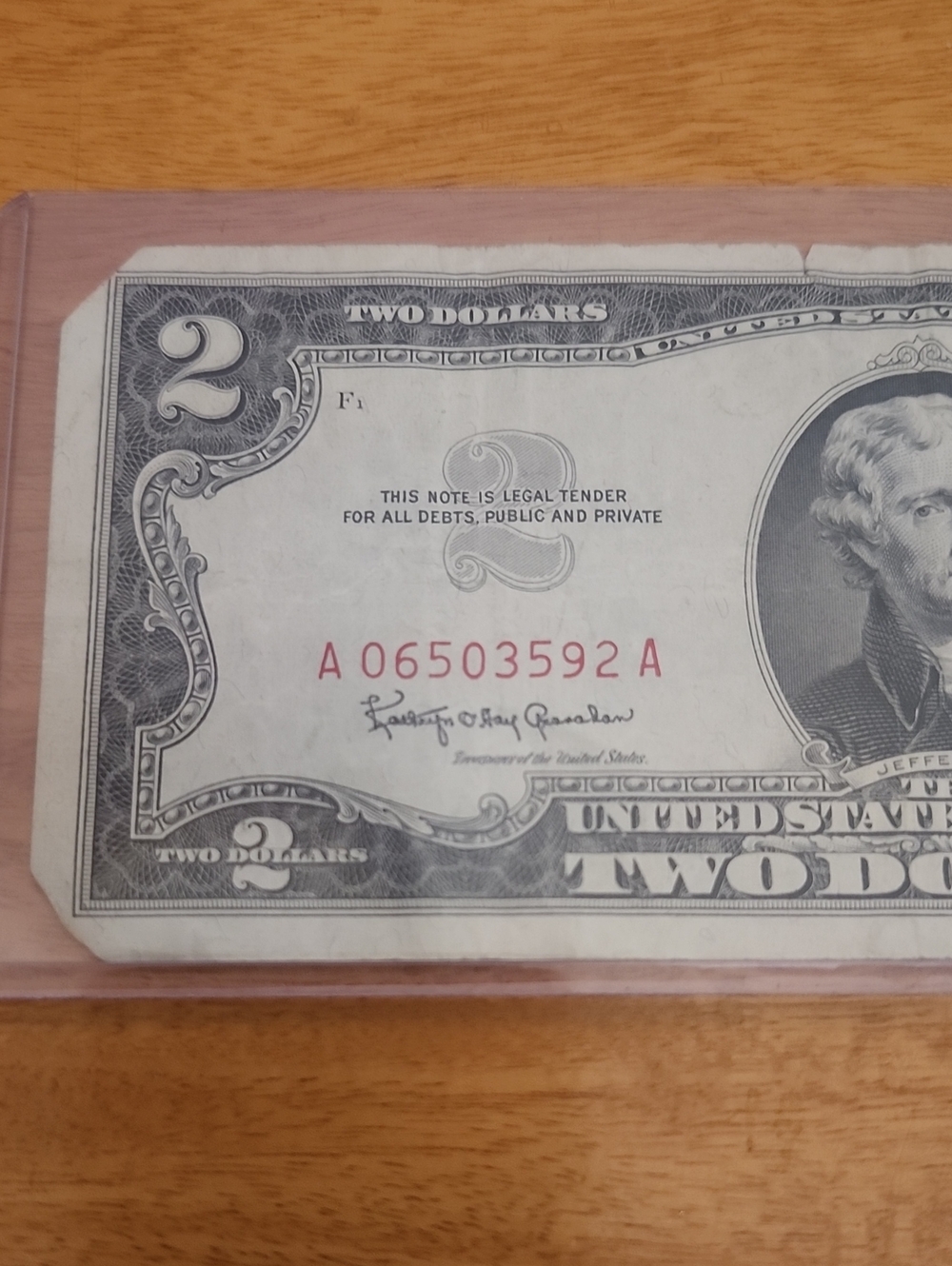 Three Two Dollar Bills, 1928C, 1953A, 1963 - Picture 11 of 12